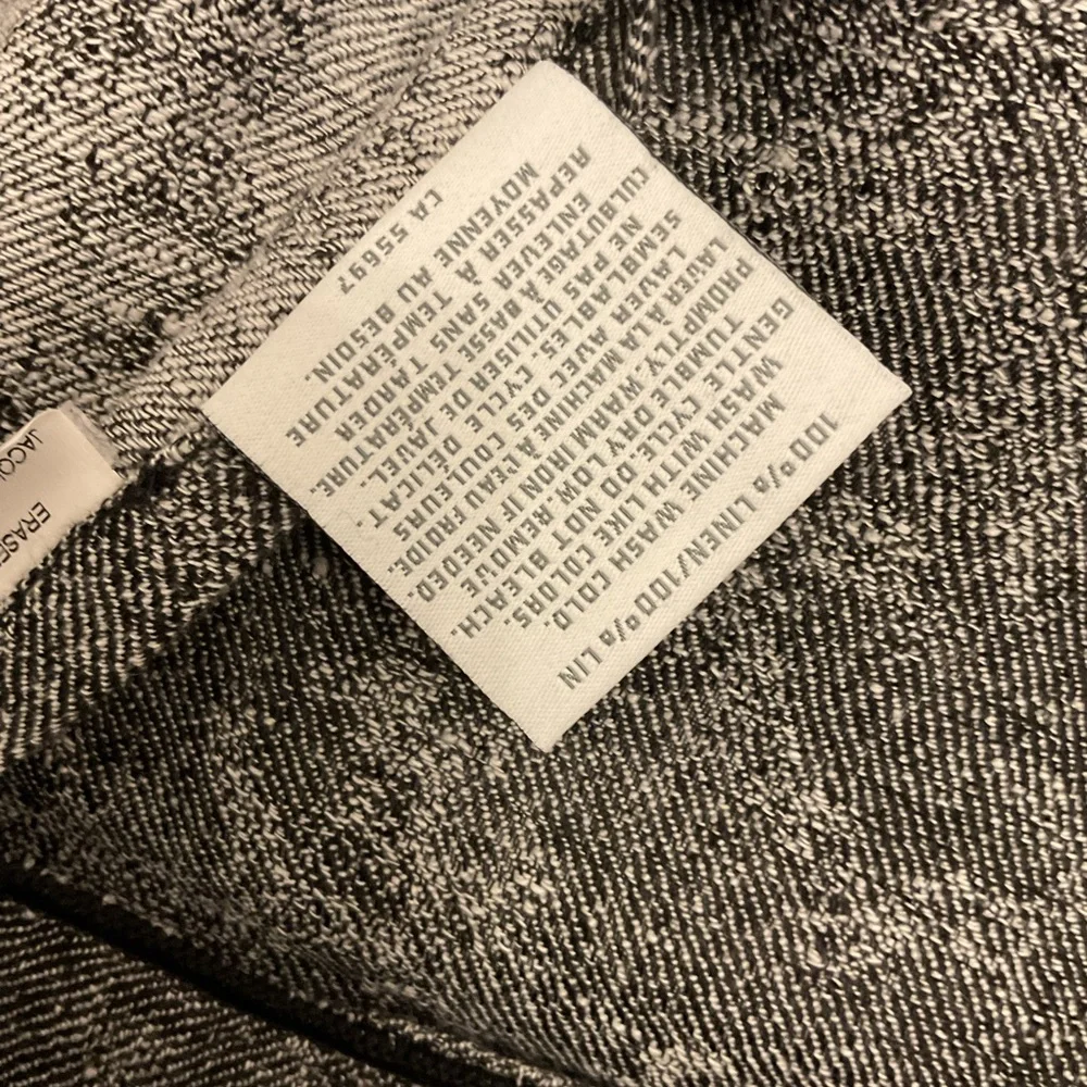 RH erased jacquard linen standard sham❤️❤️❤️❤️